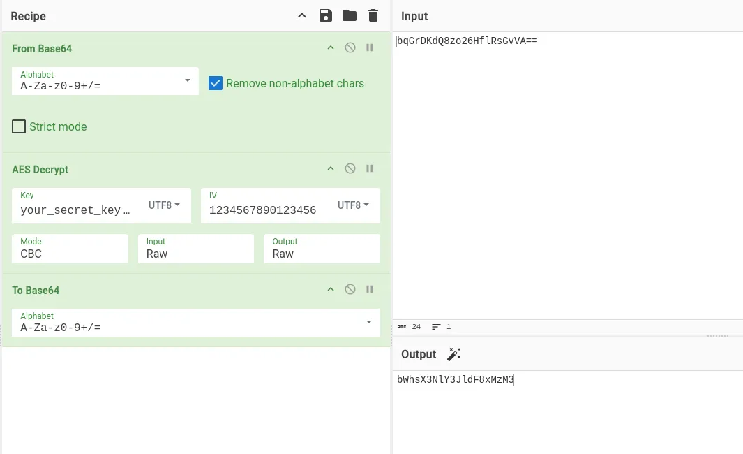 base64 mhl secret